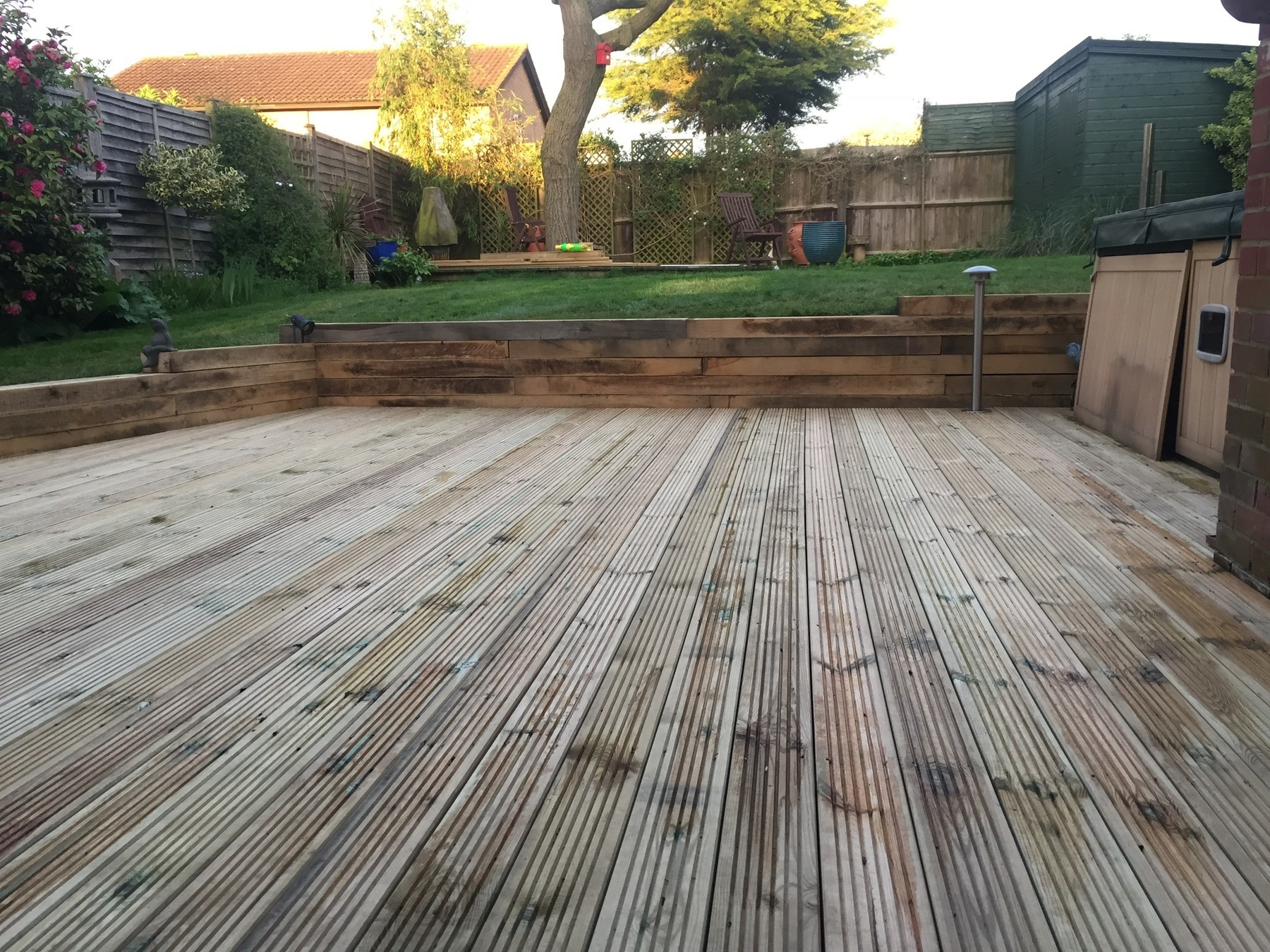 What Do You Put Under Decking What Do You Put Under Decking