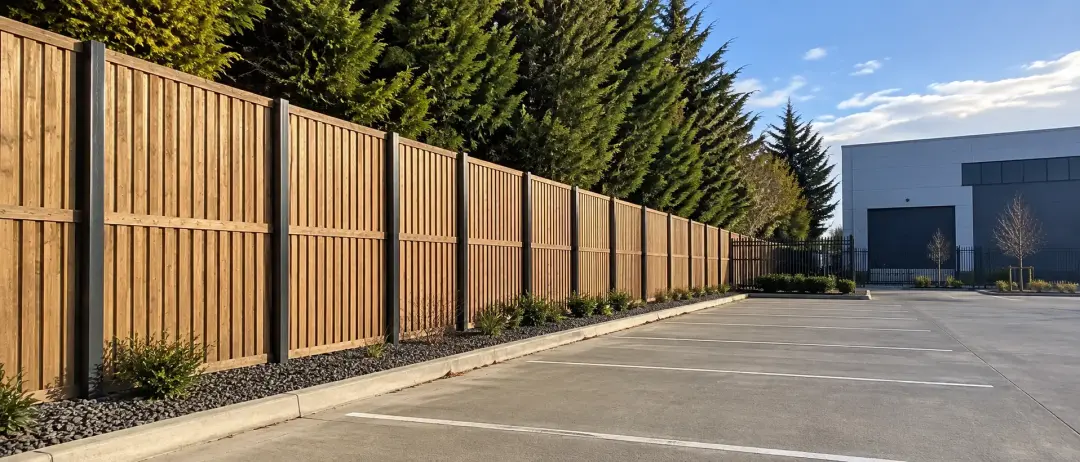 Close Board Fencing for Warehouses